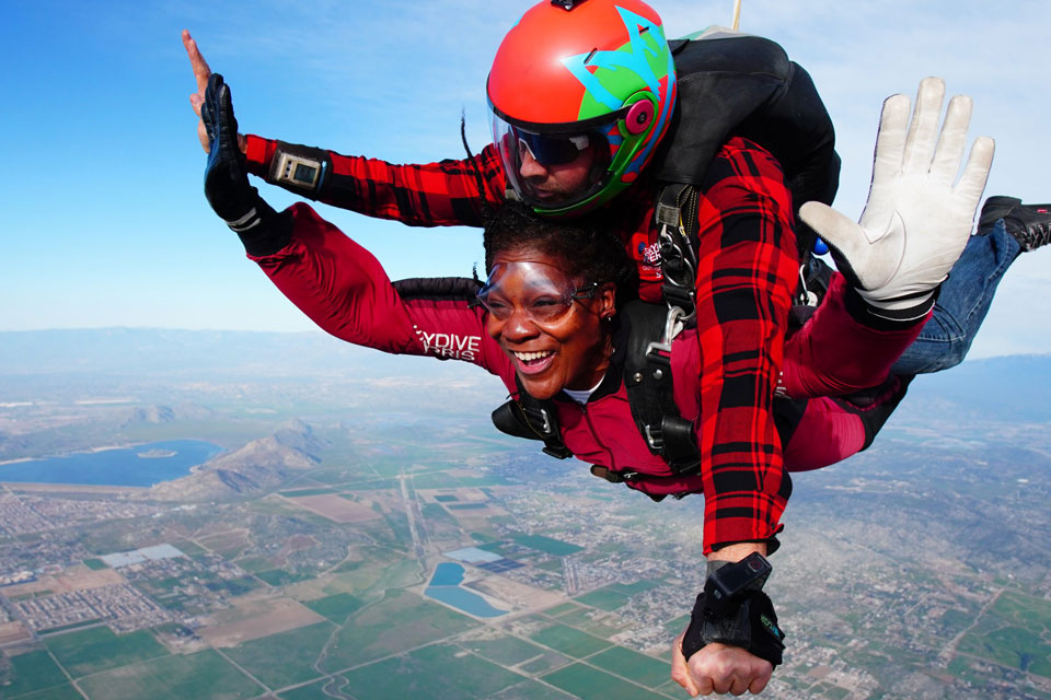 skydiving